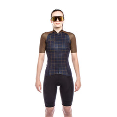 Jersey de Ciclismo Bioracer Vesper Mujer Moon Ride Navy Brow