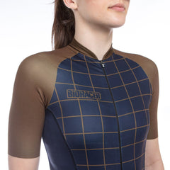 Jersey de Ciclismo Bioracer Vesper Mujer Moon Ride Navy Brow