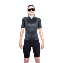 Jersey de Ciclismo Bioracer Vesper Mujer Metalix Dark Green