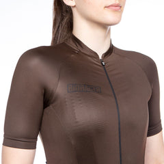 Jersey de Ciclismo Bioracer Vesper SS Metalix Brown