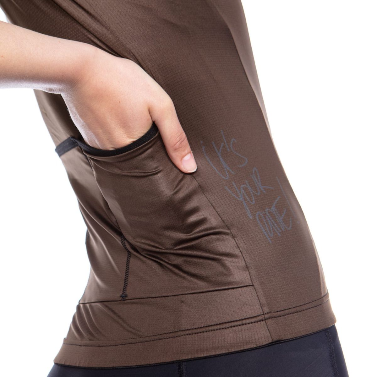 Jersey de Ciclismo Bioracer Vesper SS Metalix Brown