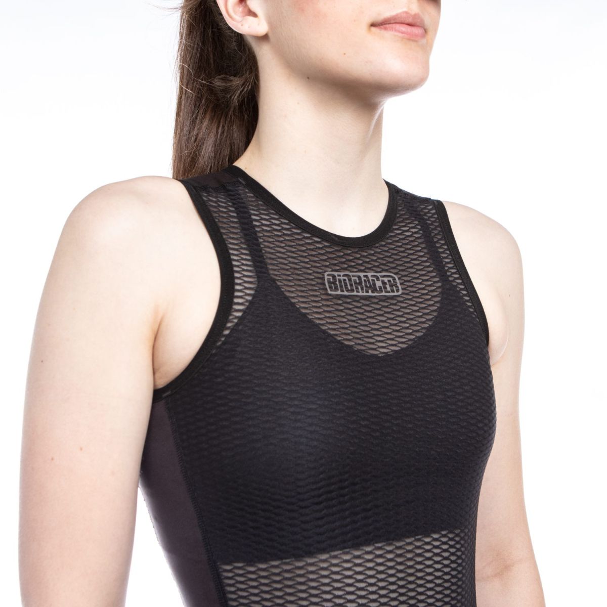 Jersey Ciclismo M/S Bioracer Interior Mujer Negro