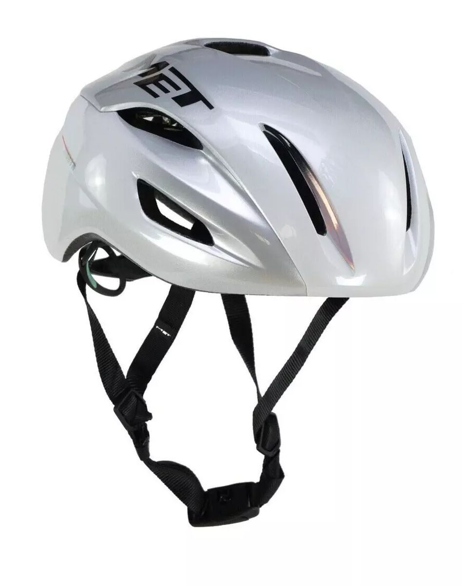 Casco de Ciclismo Met Manta Mips White Holográfico Brillante