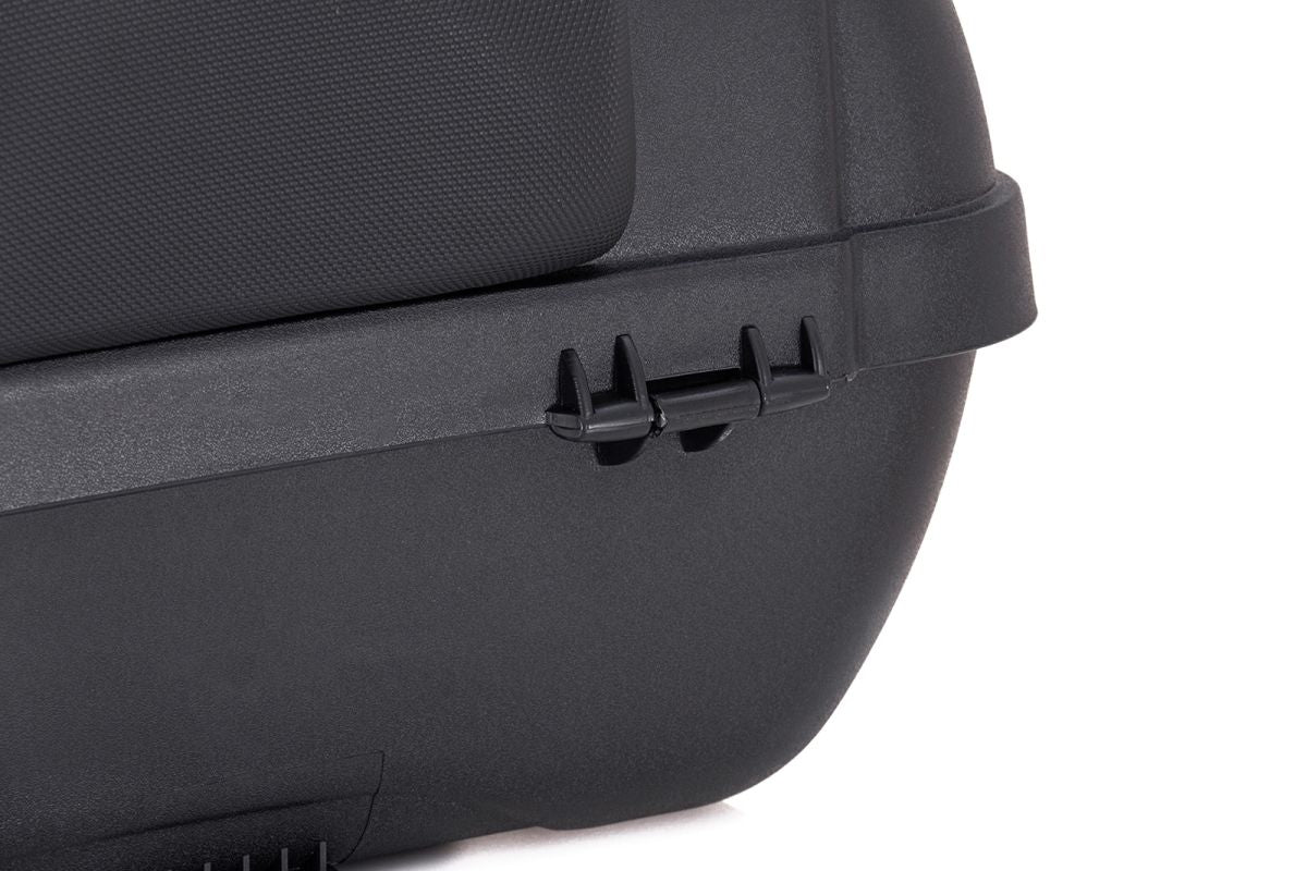 Maletero Mastech Crosser Case Negro Humo para Moto/Dos Casco