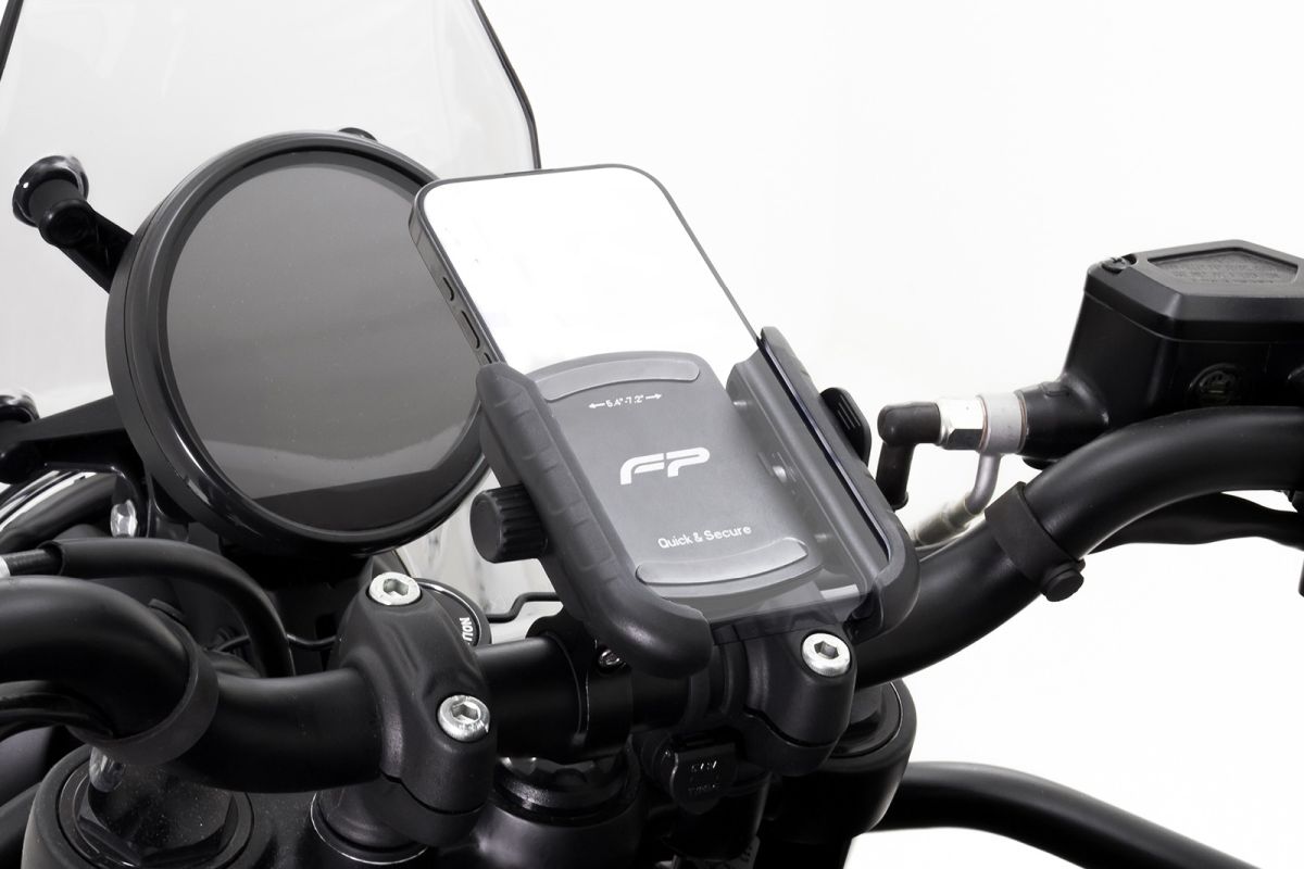 Porta Celular FP Ultra Shock Moto Antivibración Negro