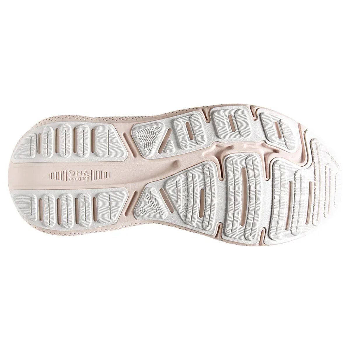 Tenis Brooks Ghost Max Mujer Blanco/Rosado
