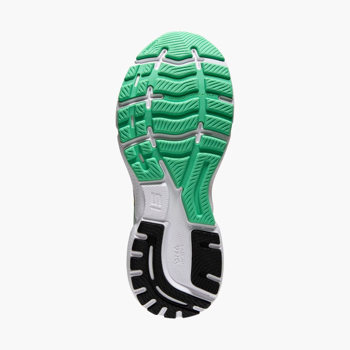 Tenis Brooks Ghost 15 Hombre Lemon Chrome/Black/Springbud