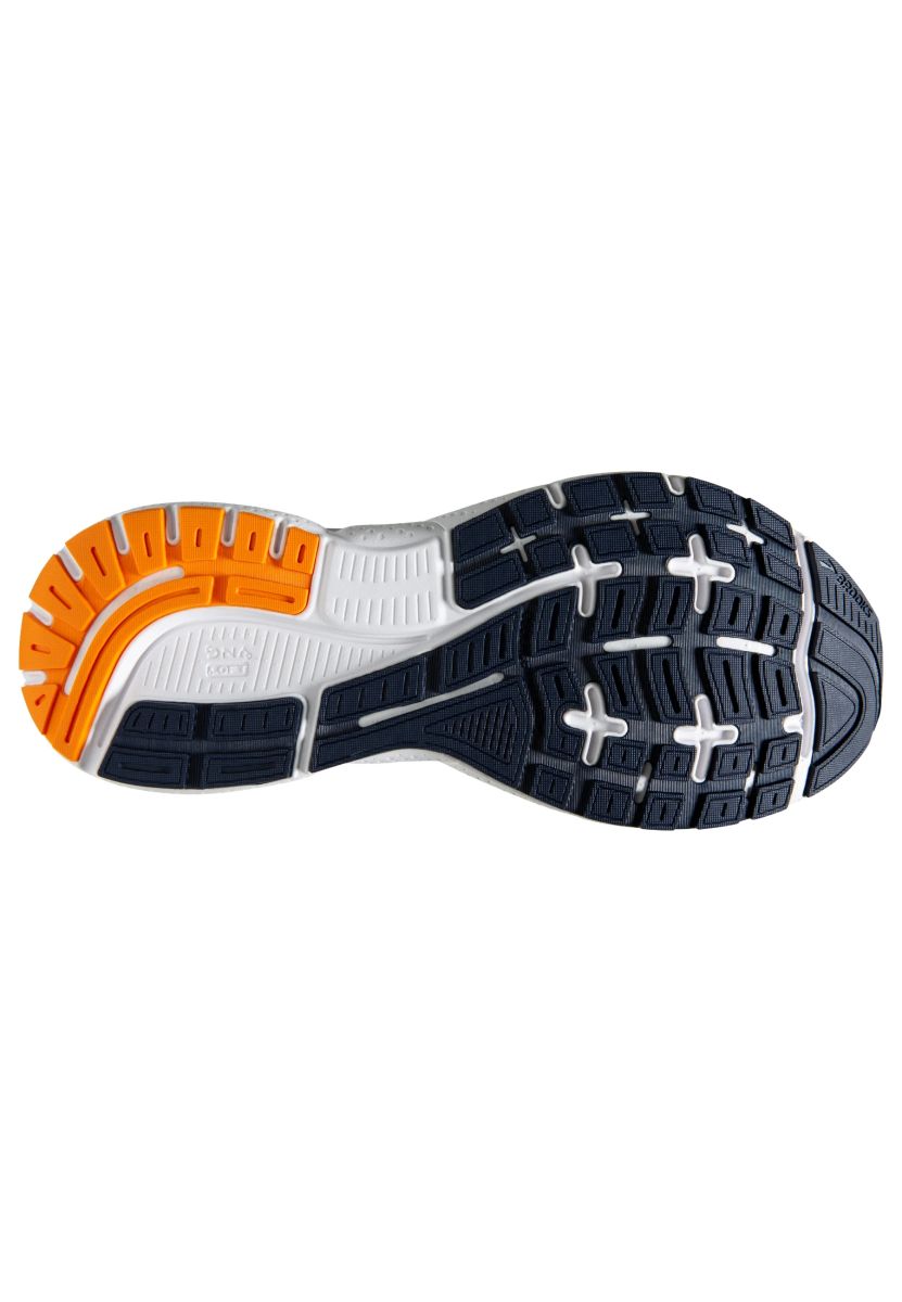 Tenis BrooksTrace 3 Forged Hombre Azul/Abrigo/Naranja