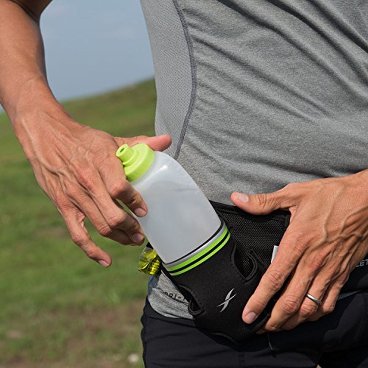 Caramañola & Termo Fitletic Par 6 o 8 o 12 oz Blancas