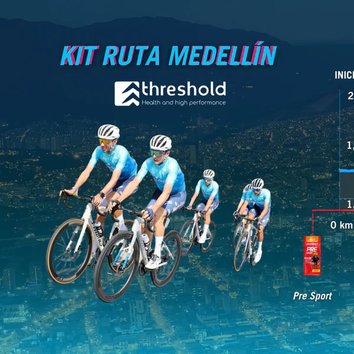 KIT RUTA MEDELLÍN 2025 S+C Enervit – CycleWear Tienda de Ciclismo