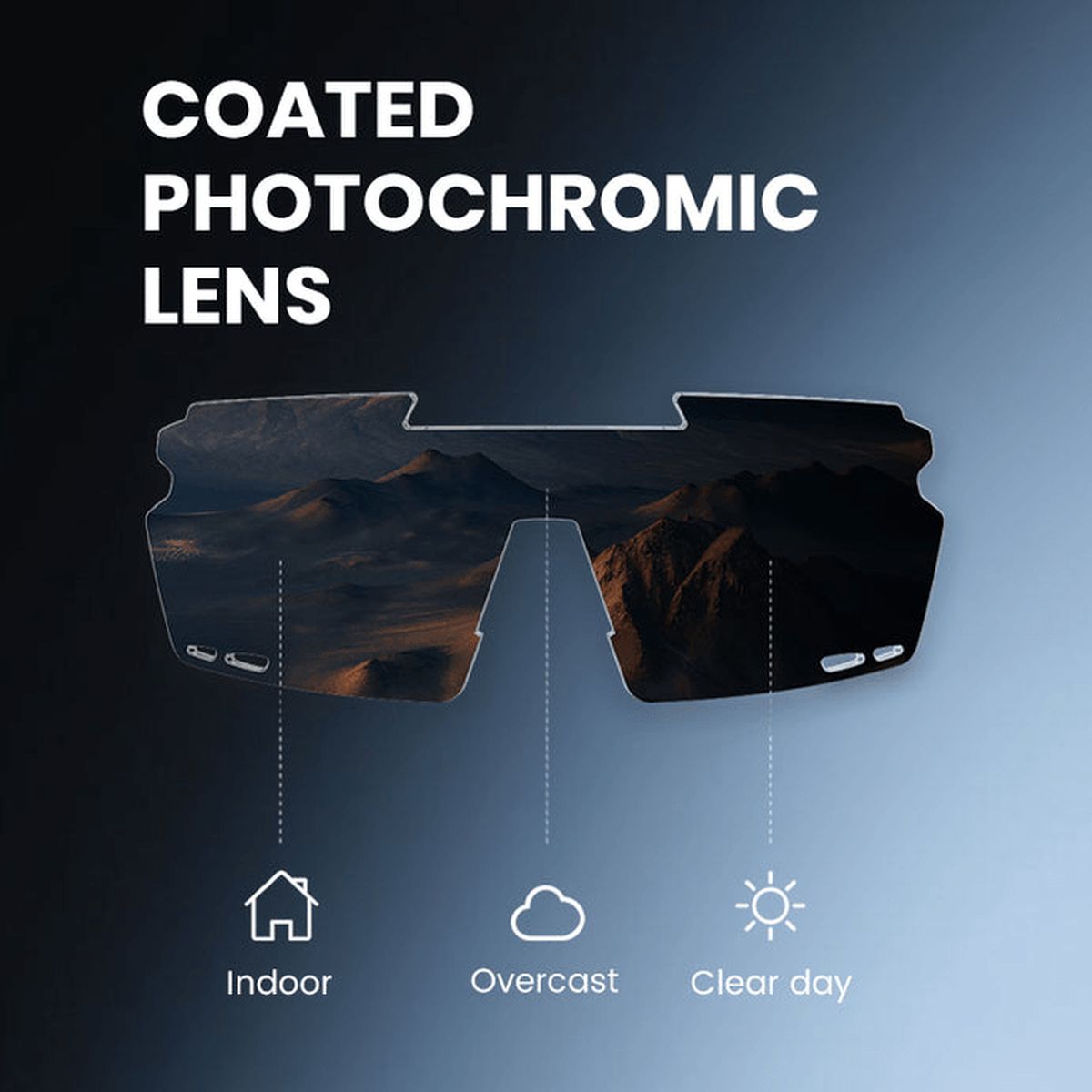 Gafas de Ciclismo Magicshine Rouleur Verde/Fotocromáticas