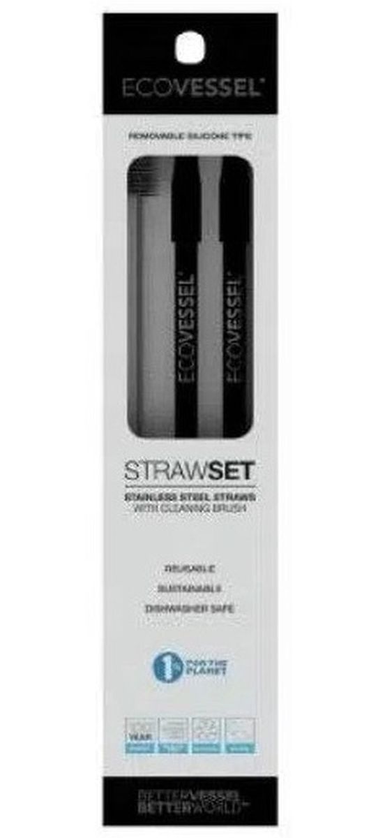 Pitillo Ecovessel 2 Pack Stainless Steel