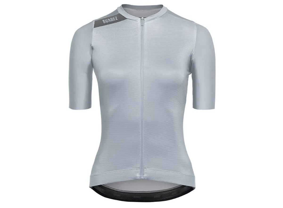 Jersey De Ciclismo M/C Mujer Suarez Solid Silt Gray