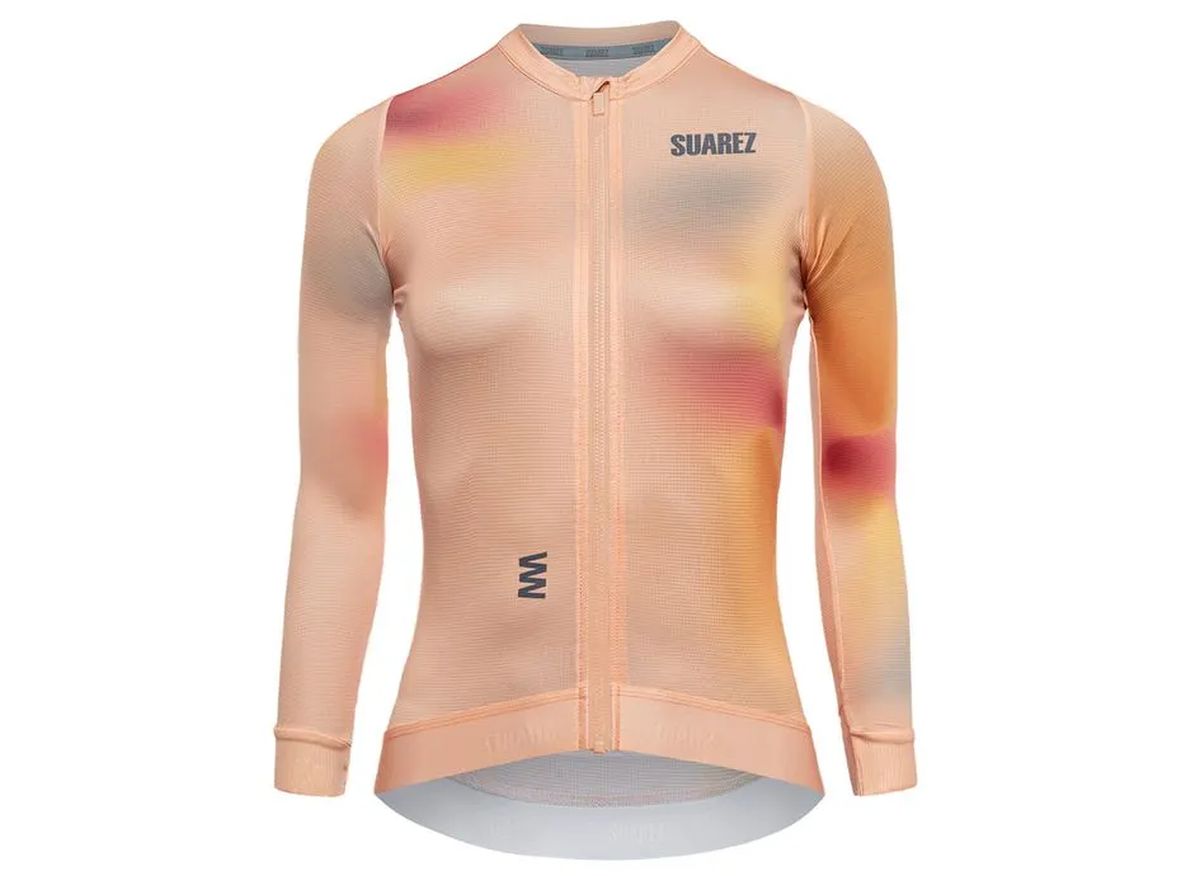 Jersey De Ciclismo M/L Mujer Suarez Rapid Peach