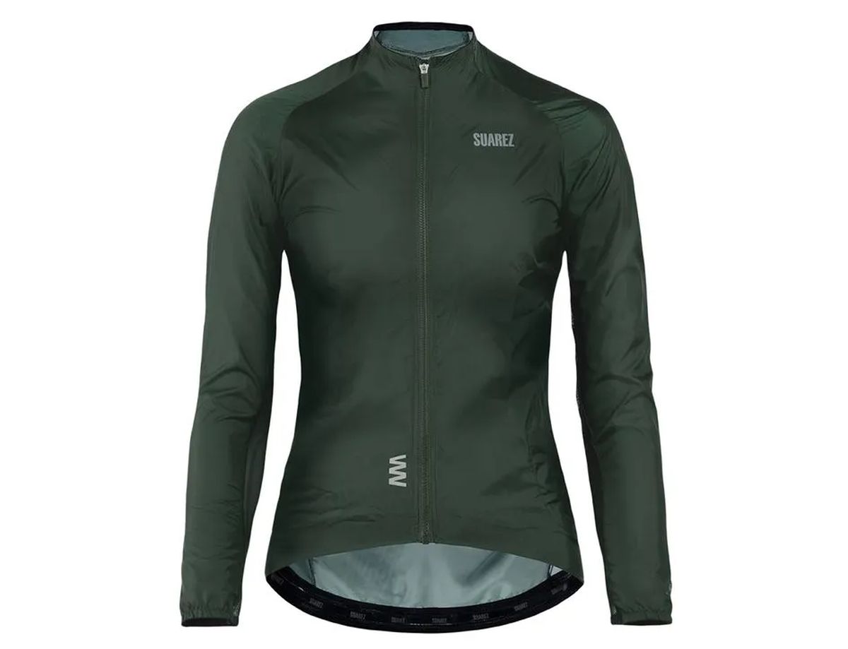 Chaqueta Cortavientos De Ciclismo Mujer Sail Dark Forest