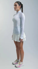 Chaqueta Running Mujer Suarez Athletic White