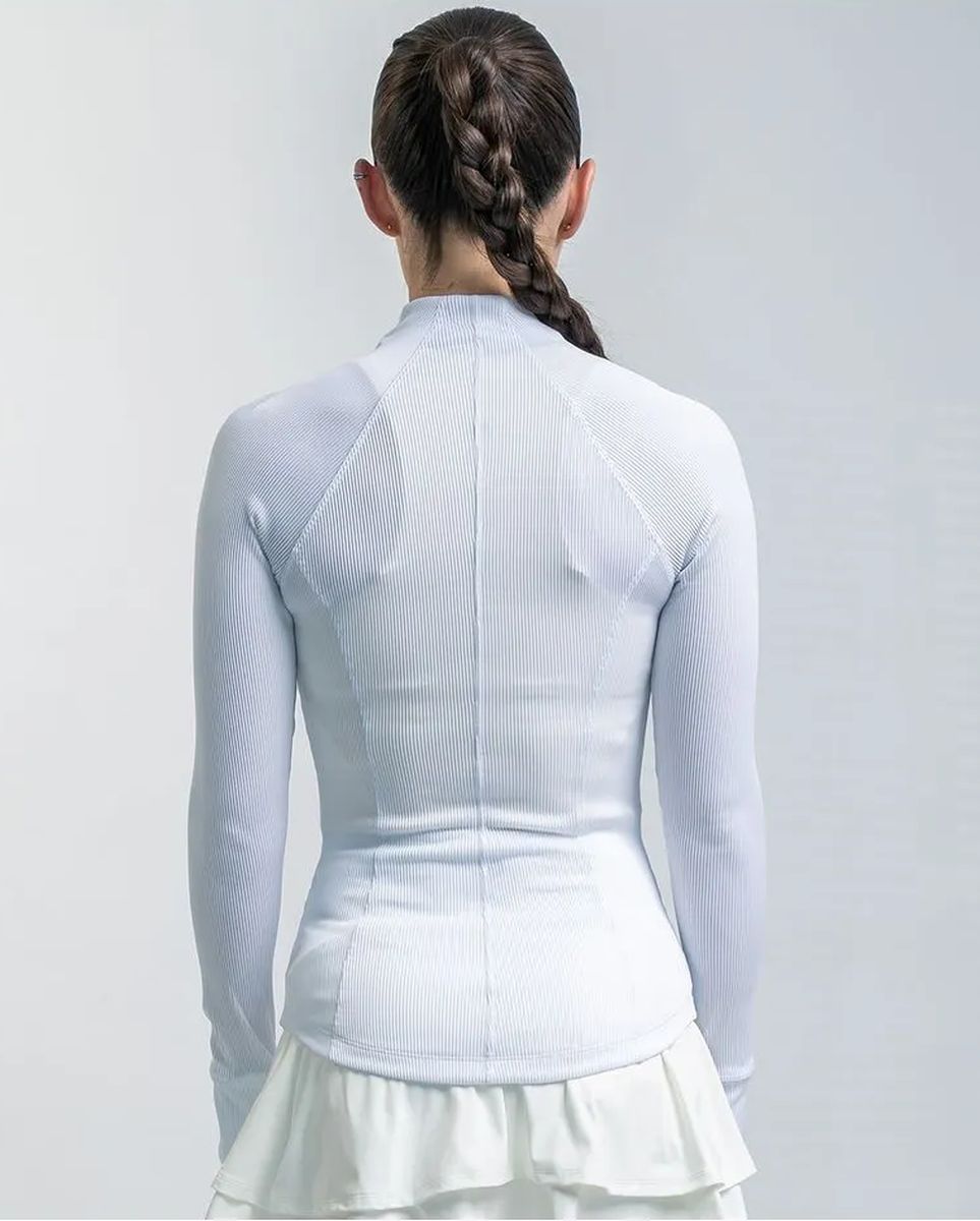 Chaqueta Running Mujer Suarez Athletic White